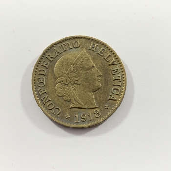 Preview: 5 Rappen 1918 Messing